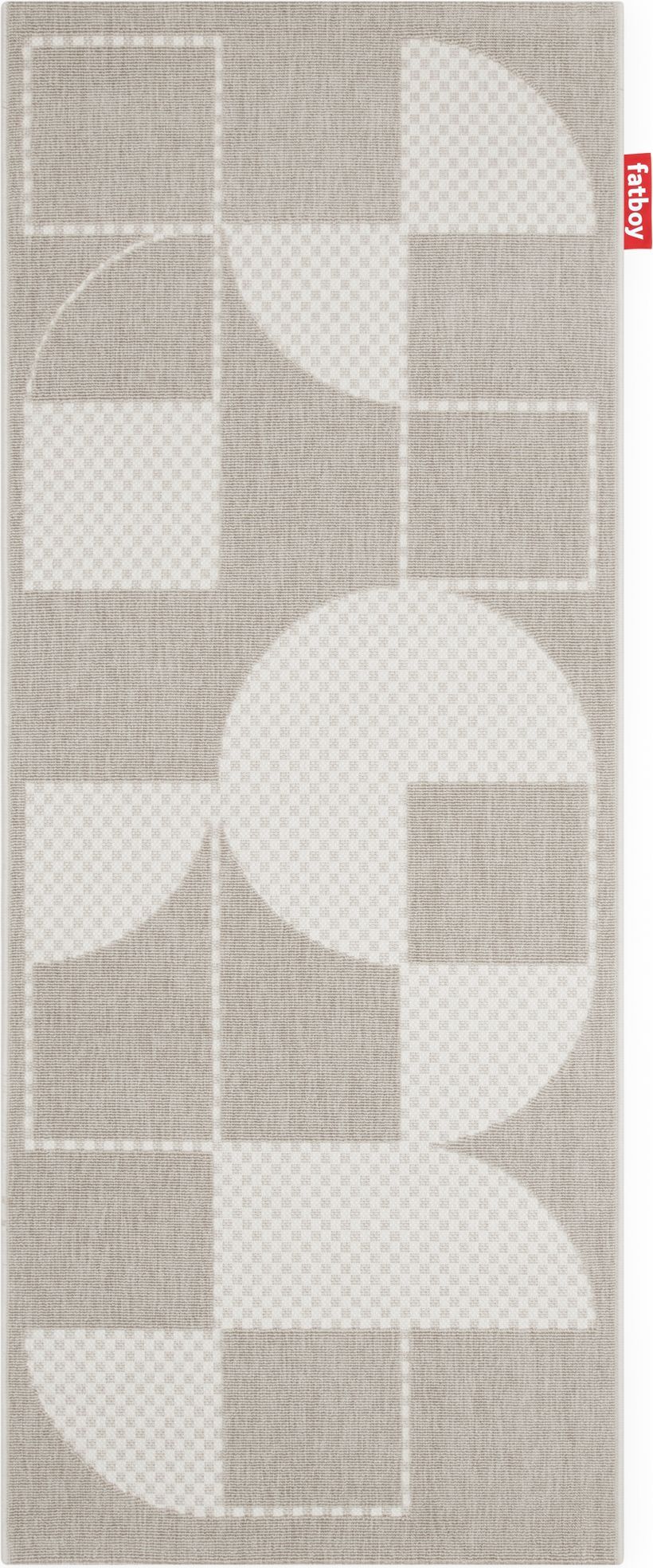 Dywan Catwalk Jigsaw 80 x 200 cm kremowy