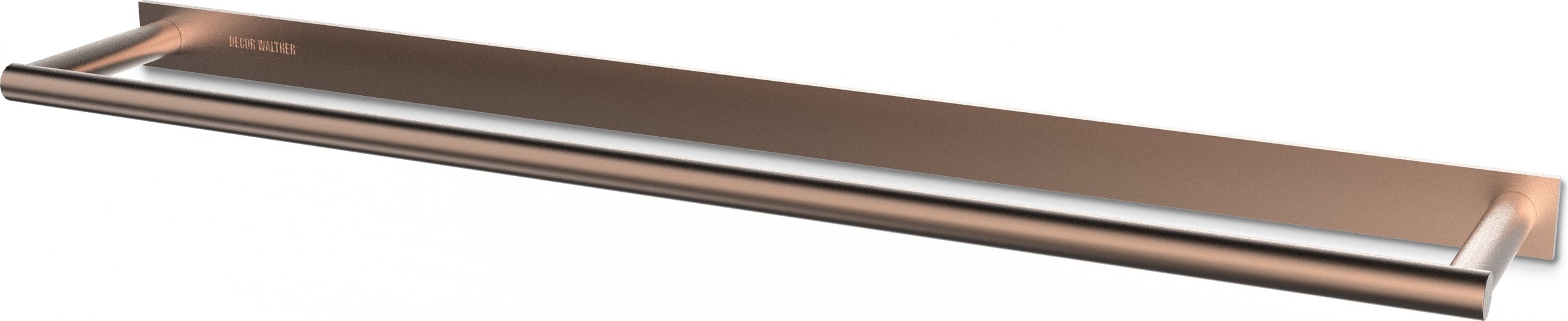 Wieszak reling na ręczniki Mikado Frame 46 cm miedziany z powłoką PVD