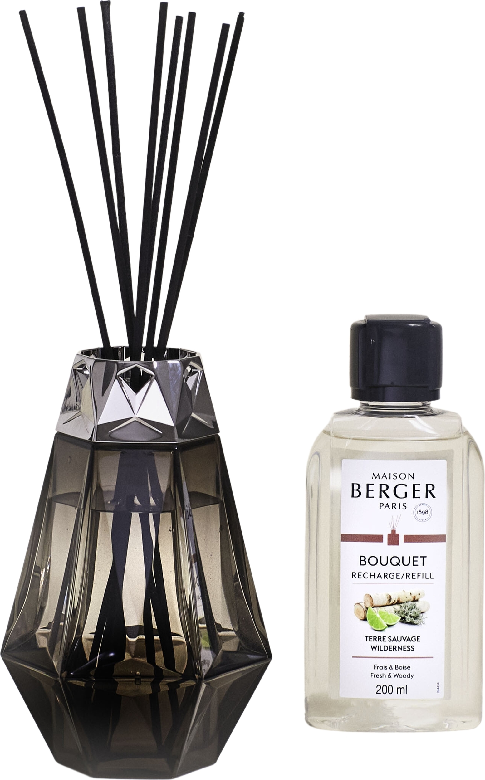 Dyfuzor zapachowy Prisme czarny z zapachem Wilderness