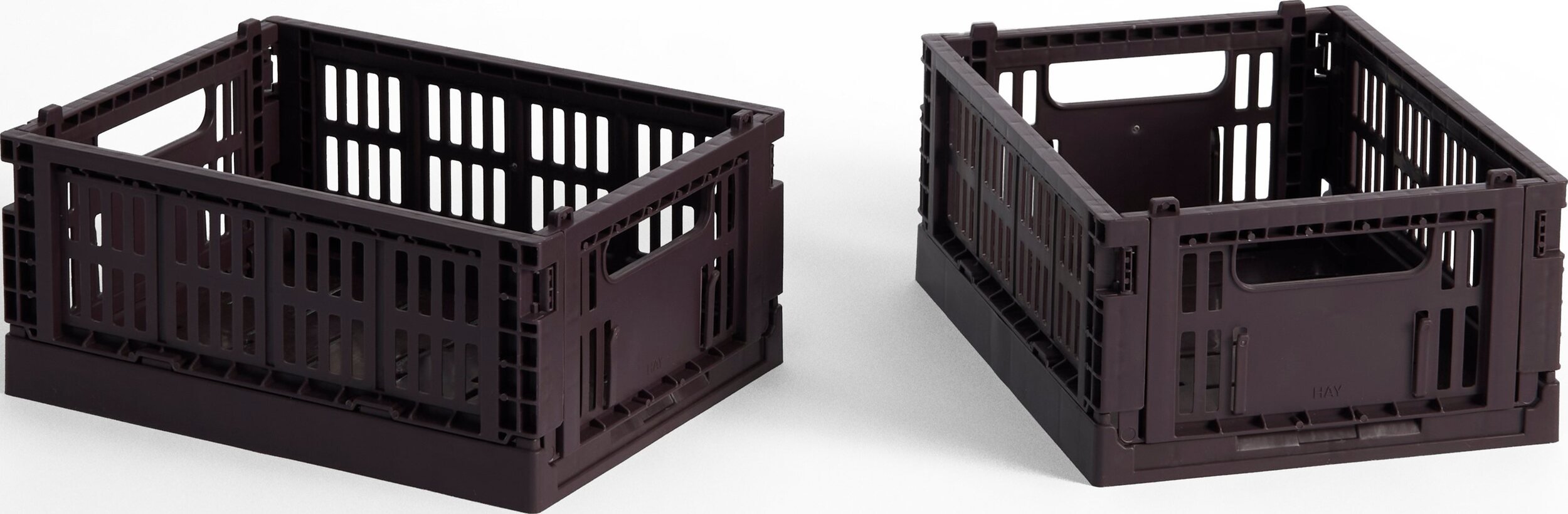Kosze do przechowywania Hay Colour Crate Mini bordowe 2 szt.