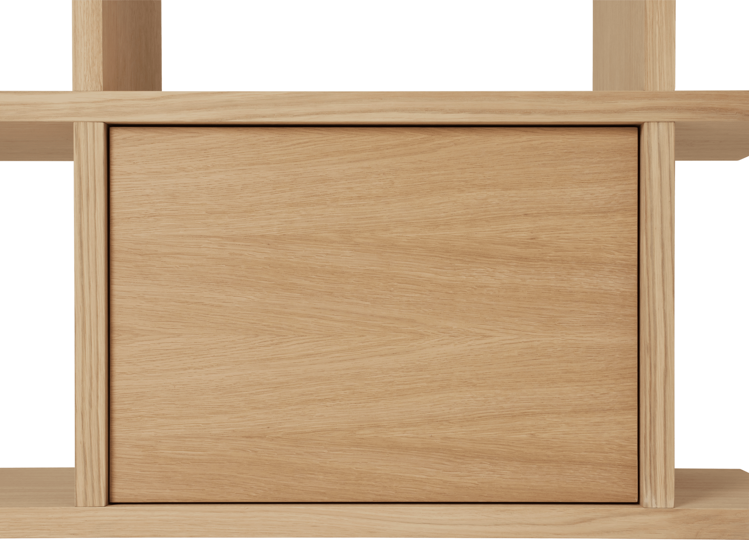 Wkład do regału na książki Kona naturalny dąb