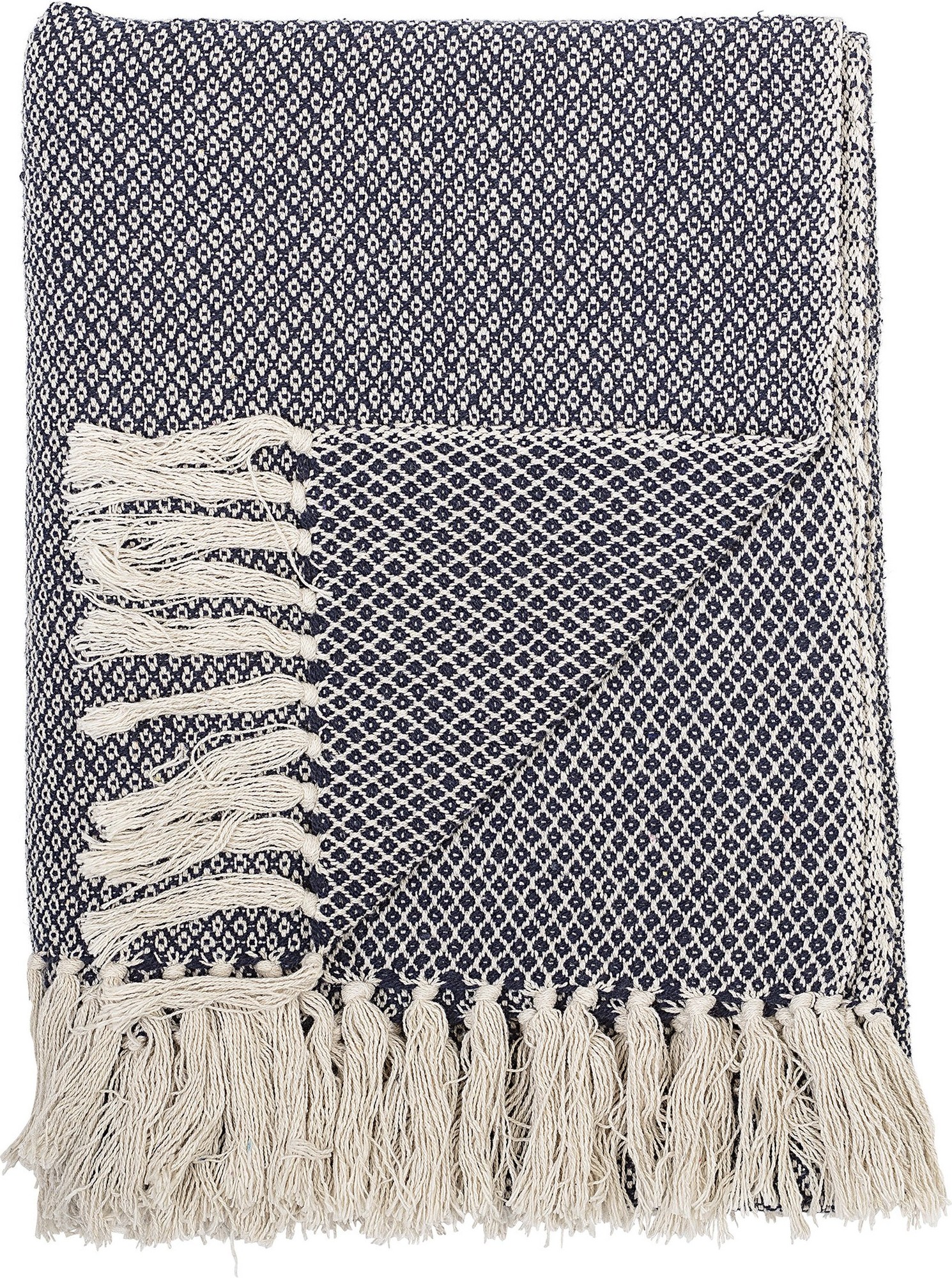 Koc Bloomingville niebieski