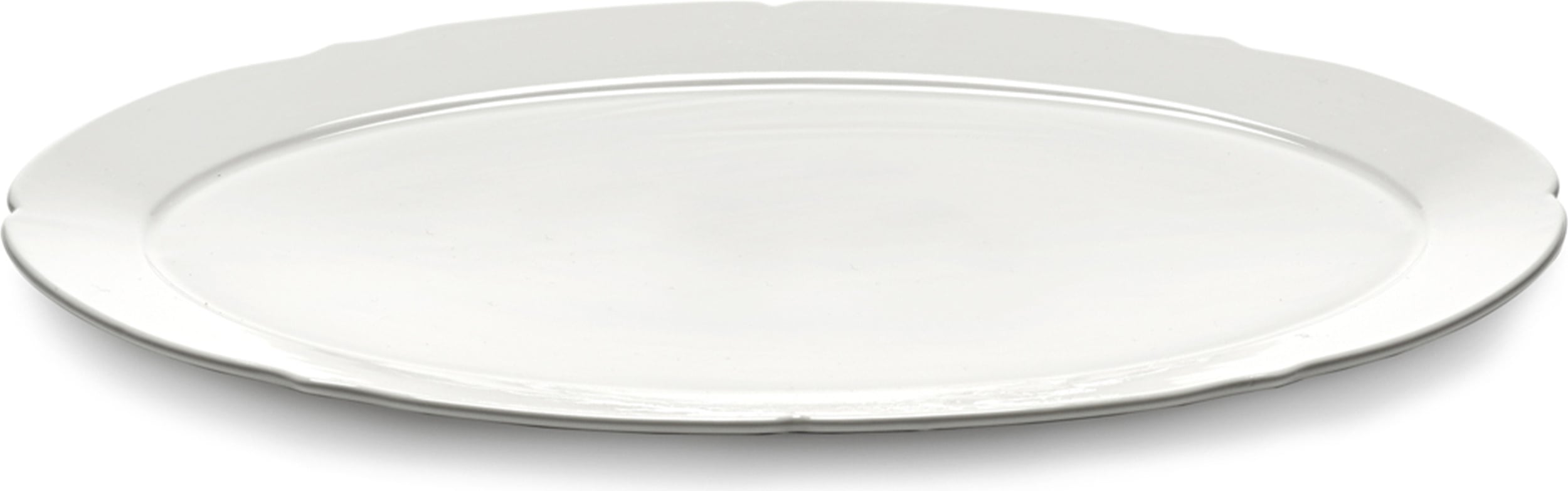 Półmisek owalny Silhouette 30 cm biały