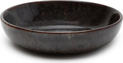 Talerz głęboki Surface 16 cm czarno-szary