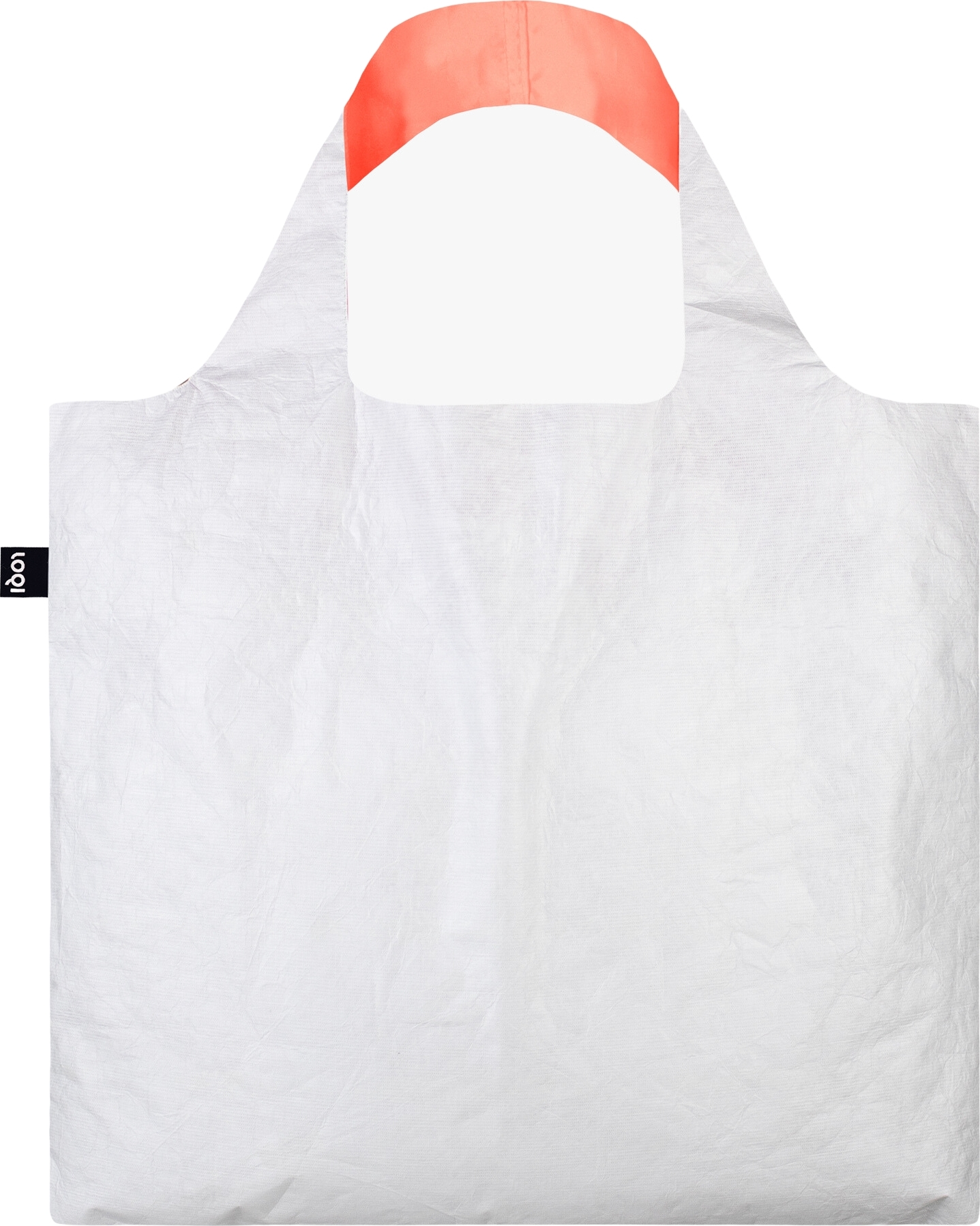 Torba LOQI Tyvek Neon biało-pomarańczowa