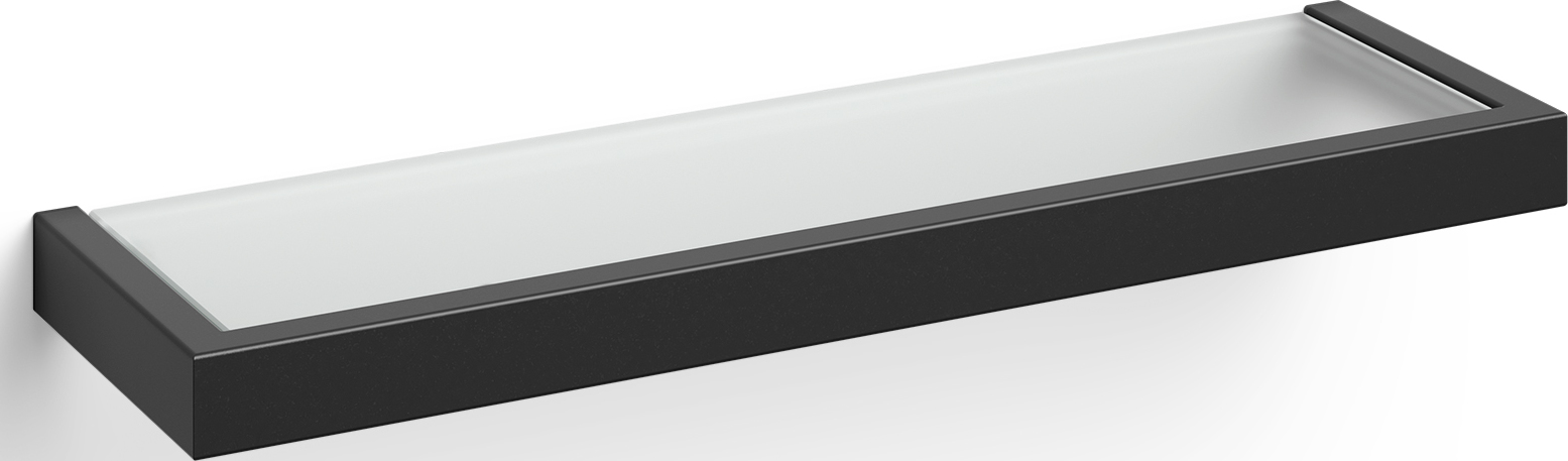 Półka łazienkowa Linea 46,5 cm czarna