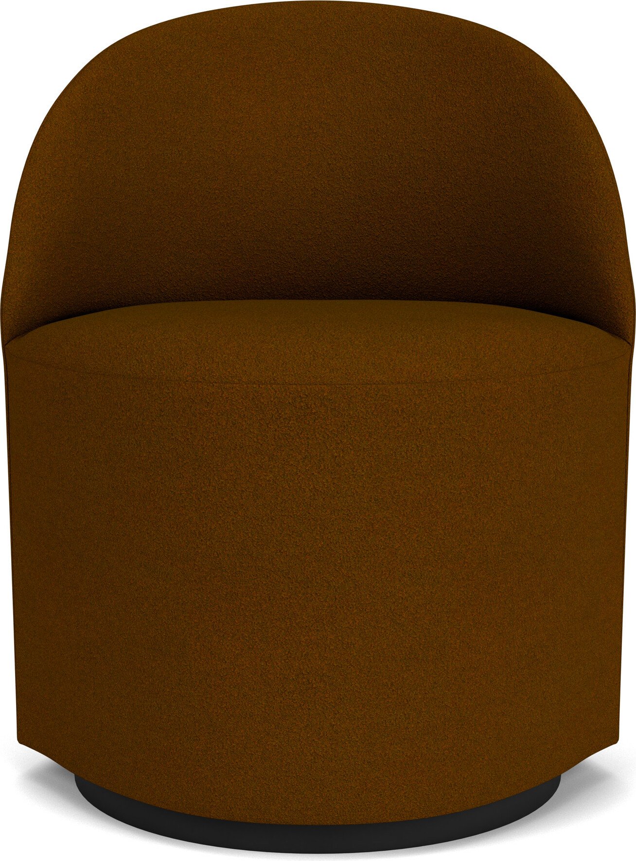Fotel obrotowy Tearoom Swivel 60 cm brązowy