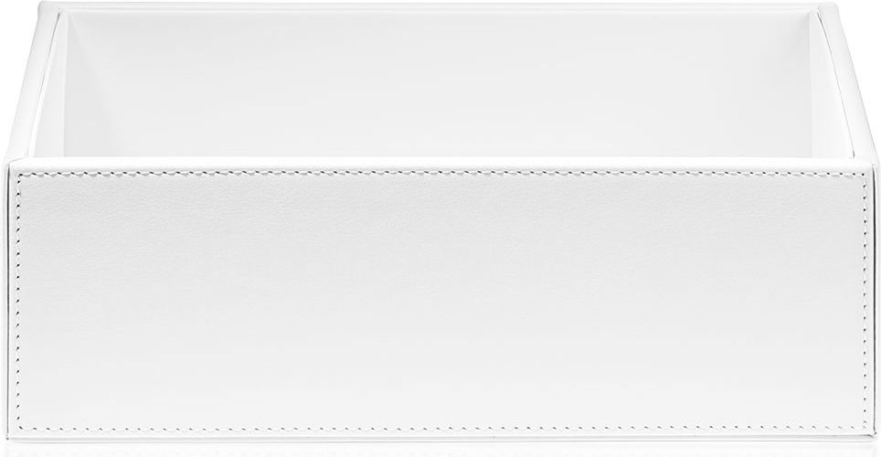 Pojemnik łazienkowy Brownie 13 x 24,5 cm biały