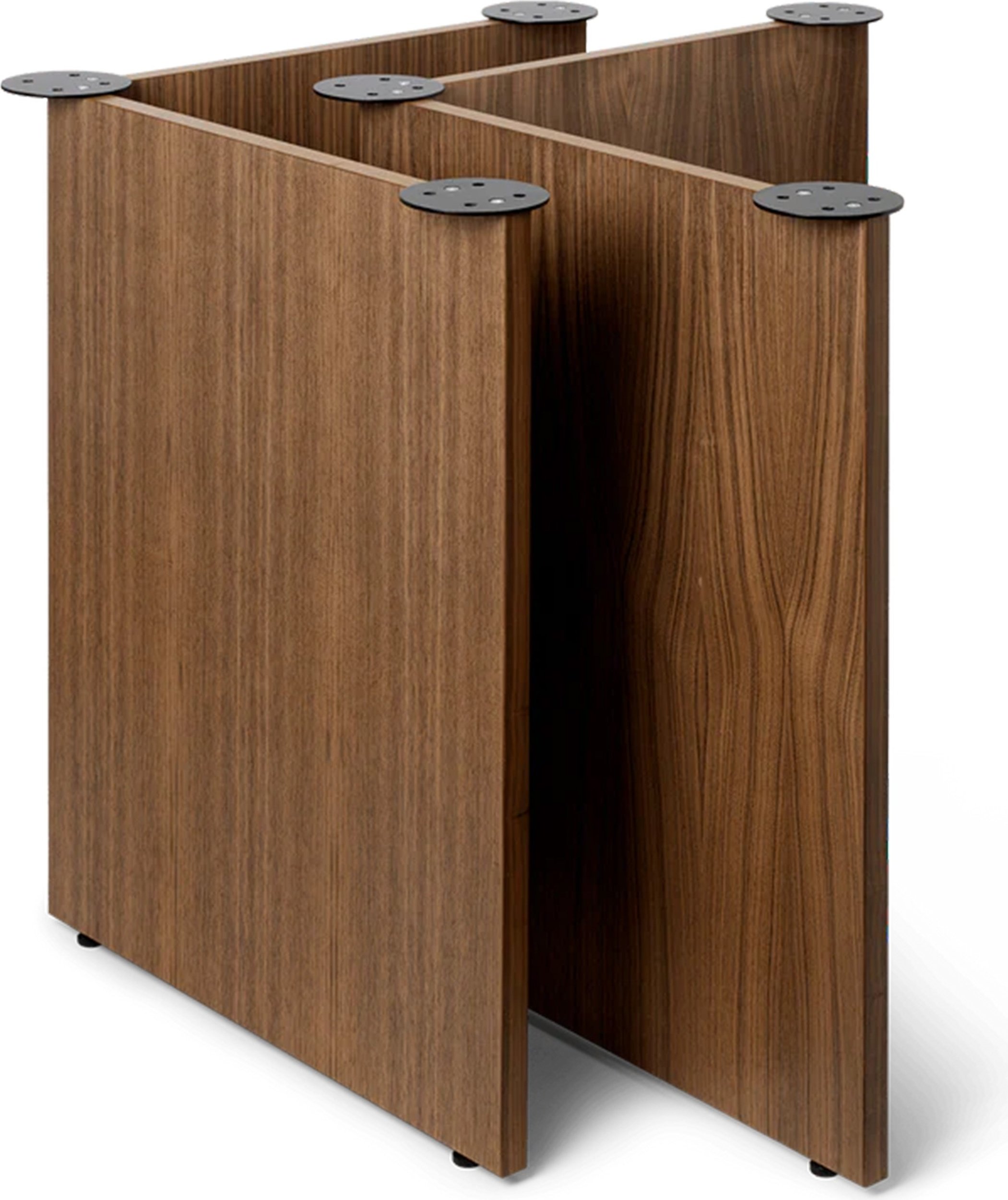 Nogi drewniane do stołu Mingle drewno orzechowe 2 szt.