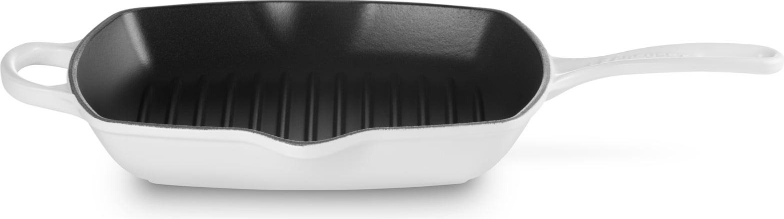 Patelnia grillowa Signature kwadratowa 26 cm biała