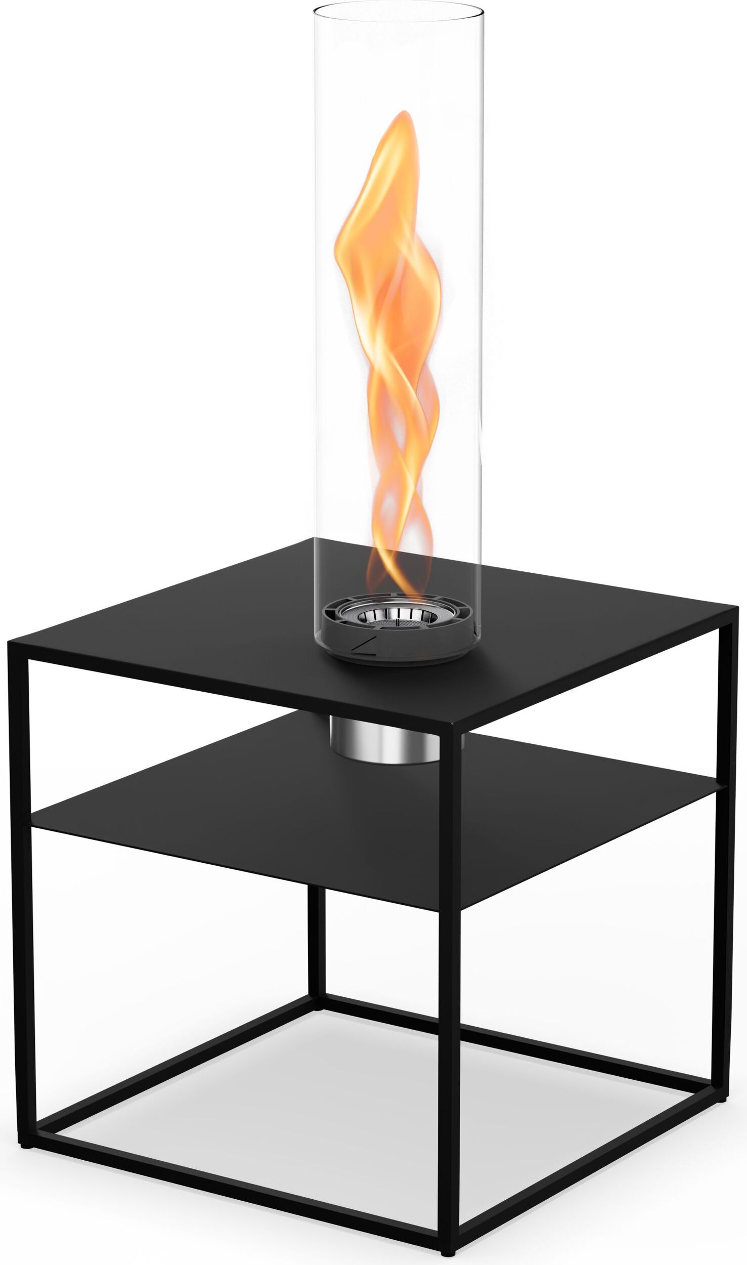 Stolik kawowy Fire Frame z latarnią Spin Air Einbau