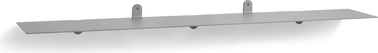 Półka ścienna N°3 148 cm jasnoszara