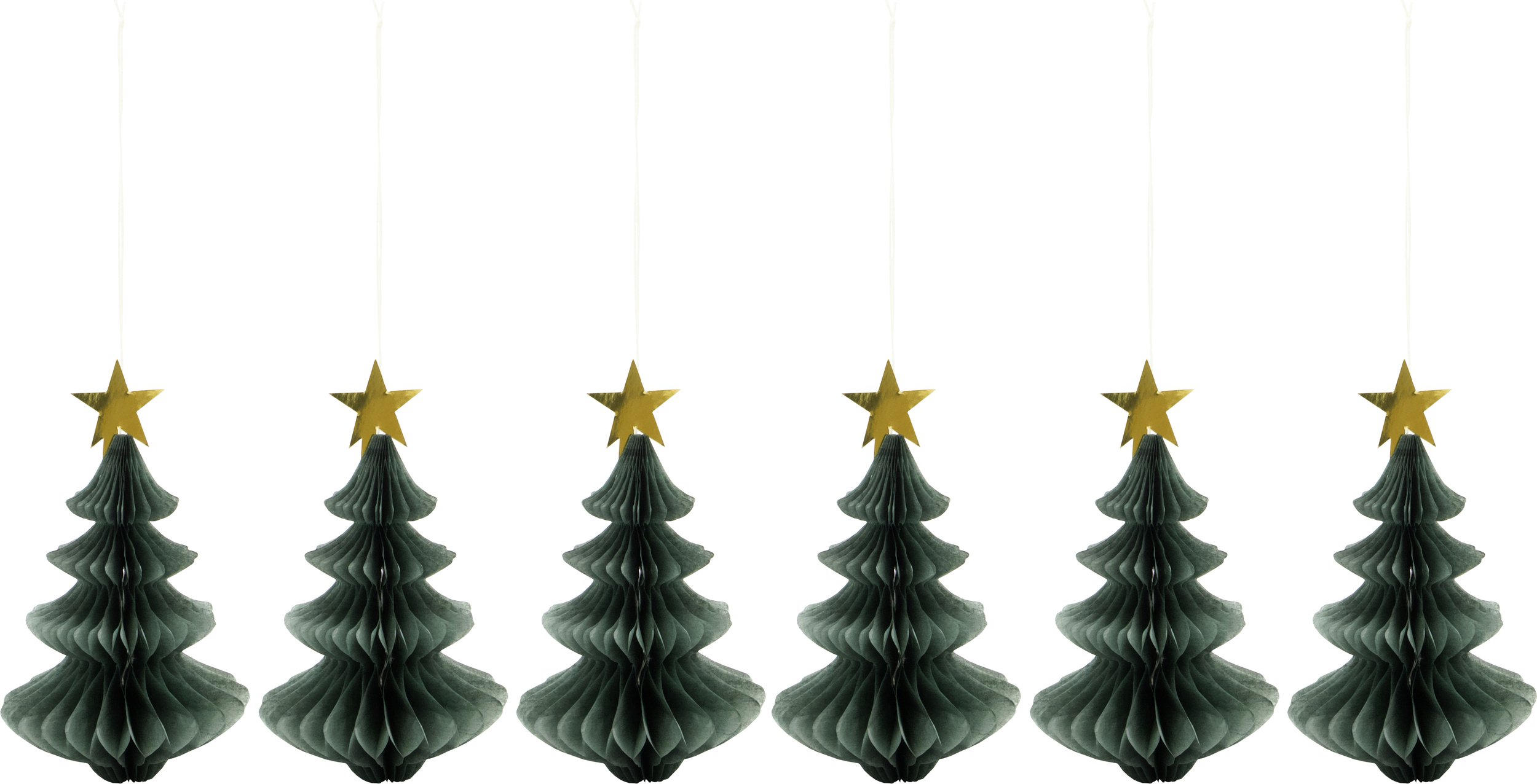 Ozdoby choinkowe HDTree zielone 6 szt.