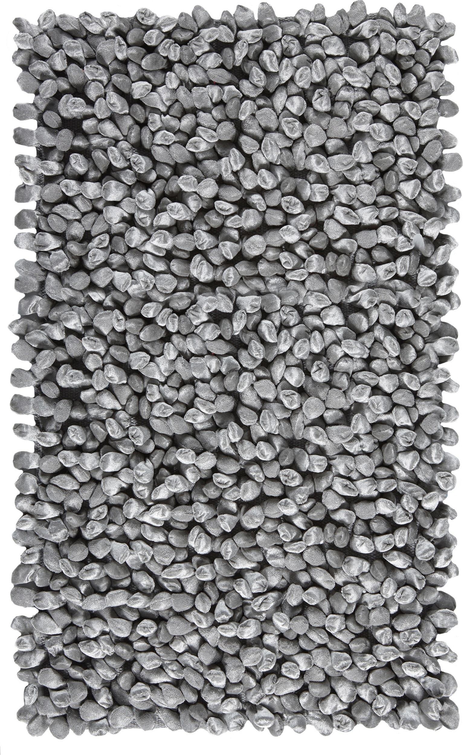 Dywanik łazienkowy Rocca 60 x 100 cm srebrny