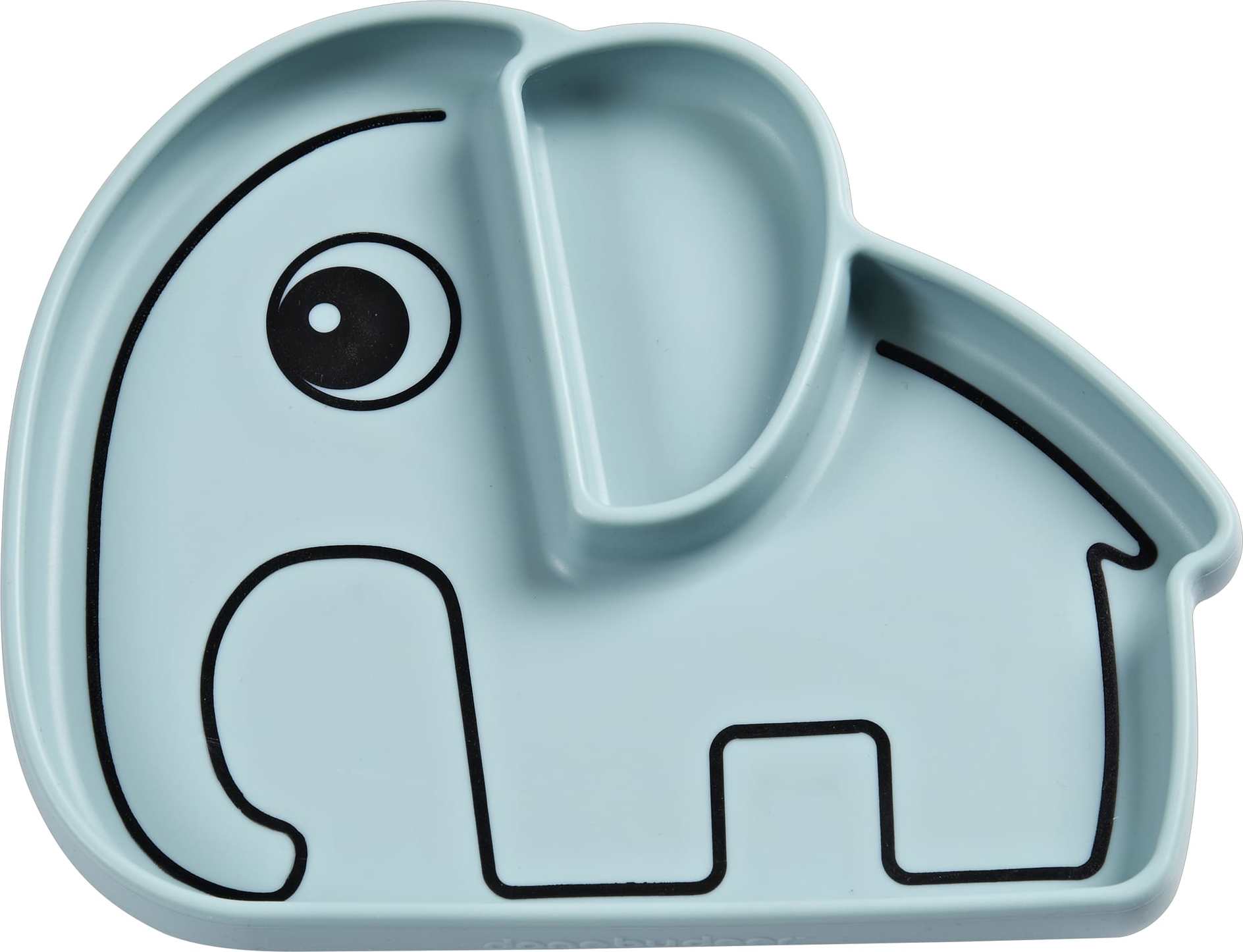 Talerzyk z przyssawką Elphee niebieski