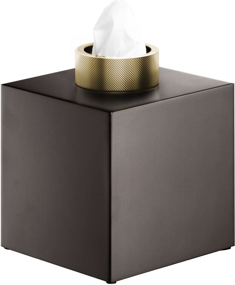 Pojemnik na chusteczki Club ciemny metal mat