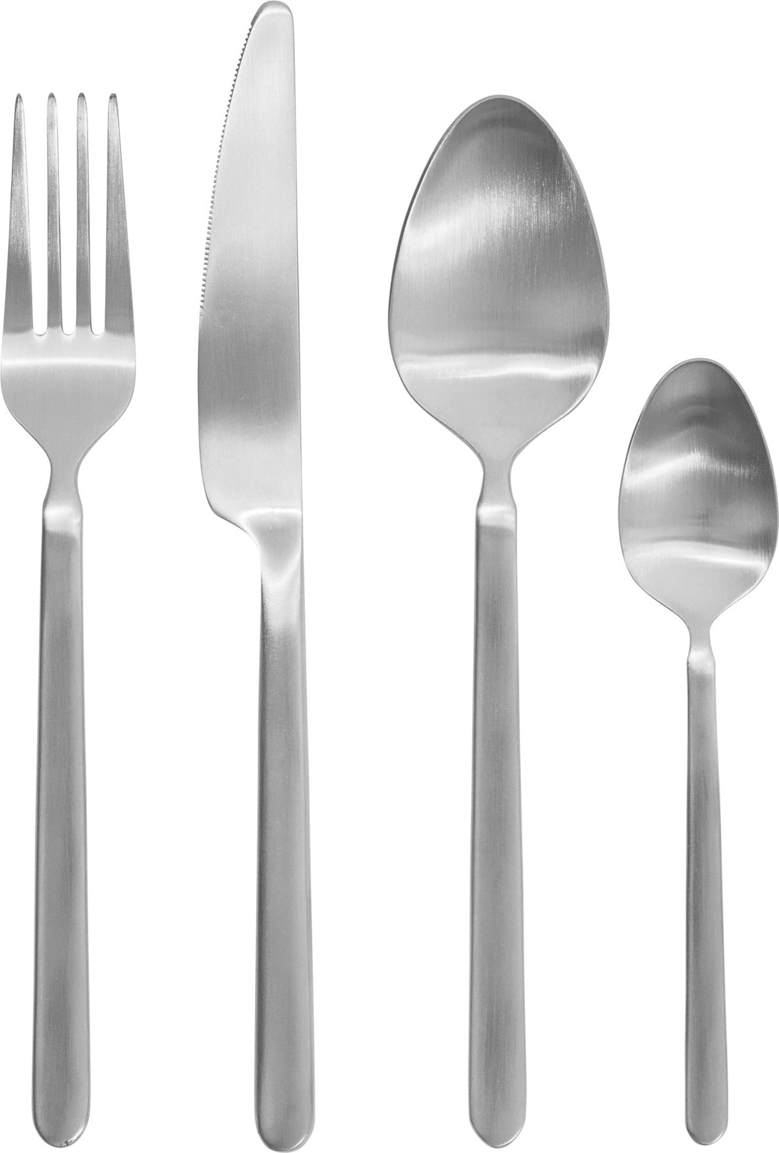 Komplet sztućców Stella srebrny 16 el.