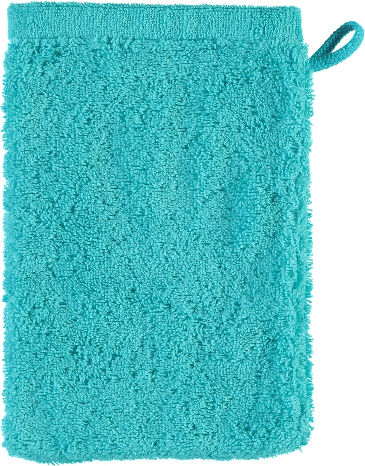 Rękawica kąpielowa Lifestyle Sport gładka 16 x 22 cm turkusowa