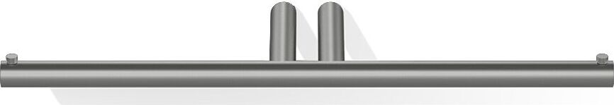 Wieszak na papier toaletowy Mikado stal matowa podwójny