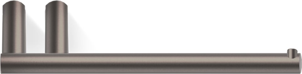 Wieszak na papier toaletowy Mikado ciemny metal mat z powłoką PVD