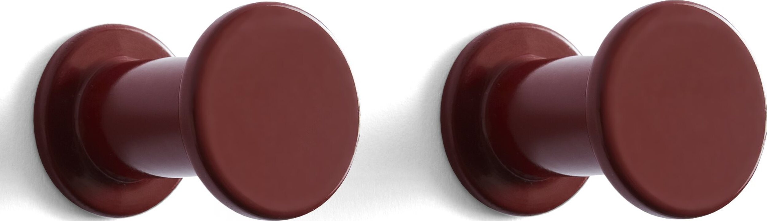 Haczyki ścienne Bolt czerwone 2 szt.