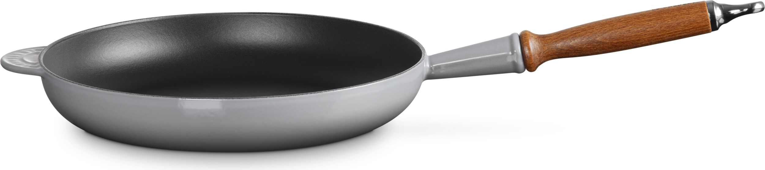 Patelnia Signature 28 cm jasnoszara z uchwytem