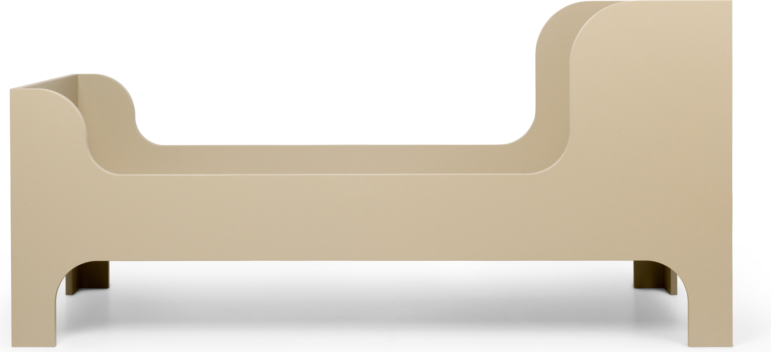 Łóżko pojedyncze Sill w kolorze kaszmiru