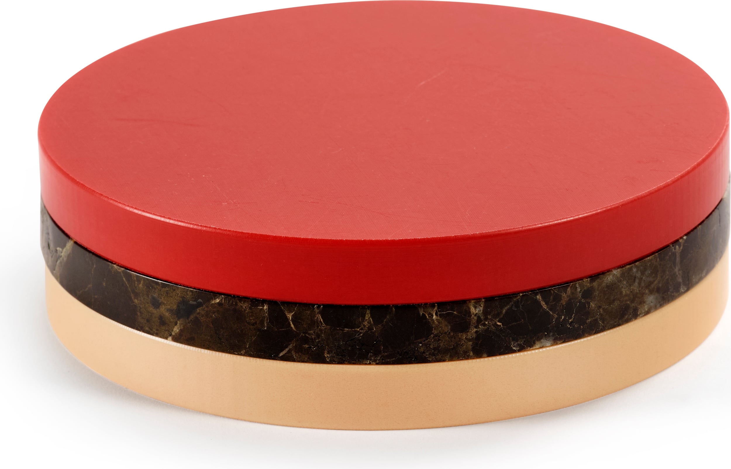 Tace dekoracyjne Circles 21 cm ciepłe kolory 3 szt.