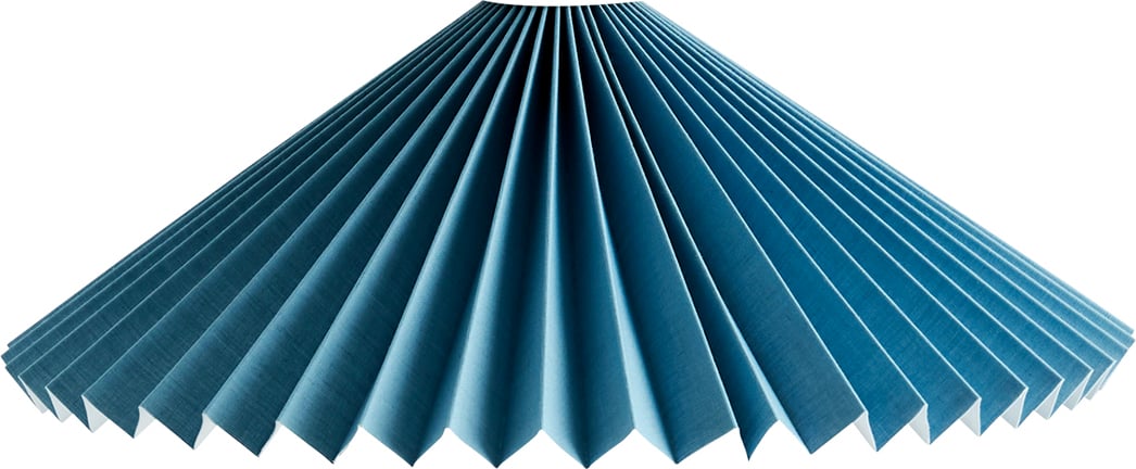 Klosz do lampy Matin 30 cm niebieski