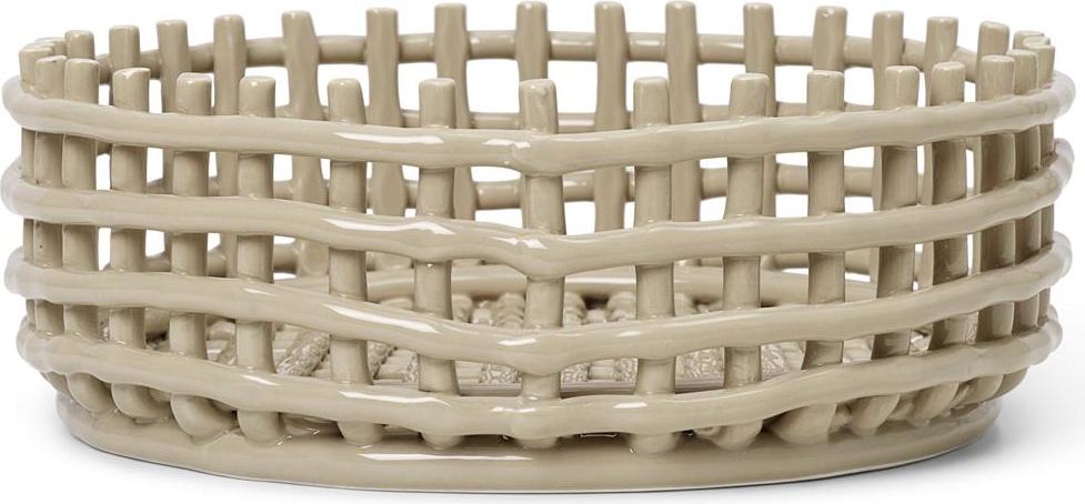 Kosz na owoce Ceramic w kolorze kaszmiru ceramiczny