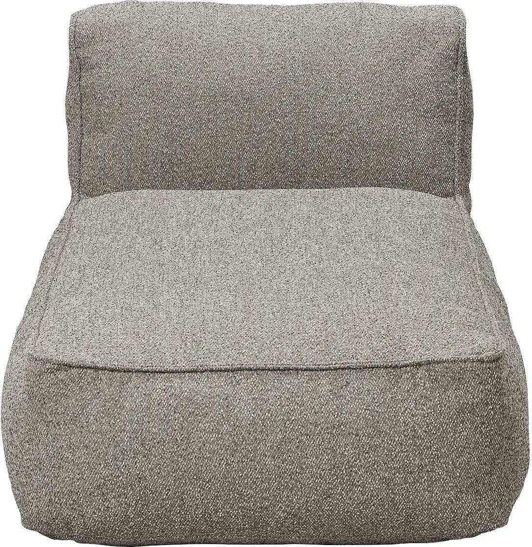 Leżanka ogrodowa Grow Bouclé szara pojedyncza