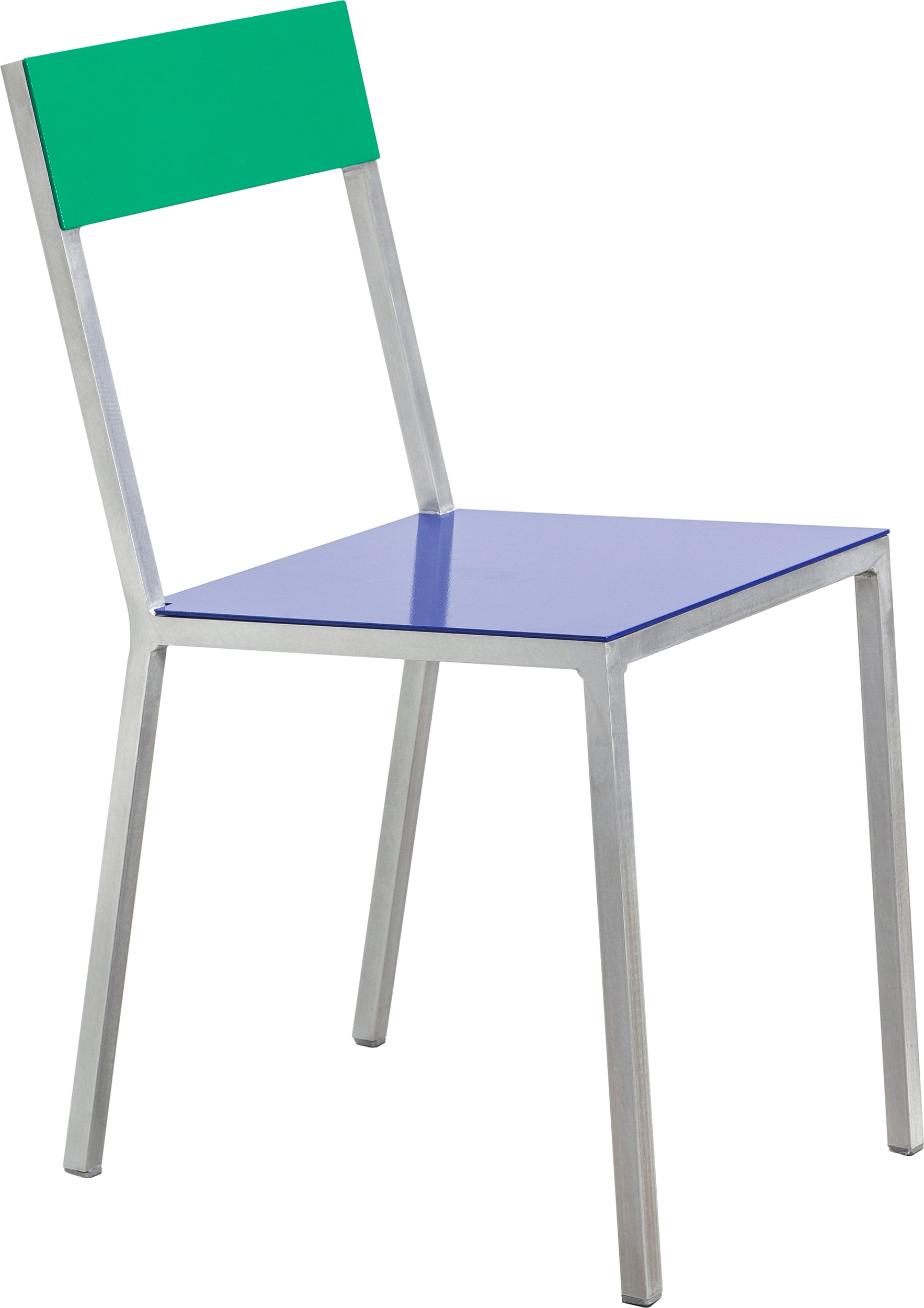 Krzesło Alu zielono-niebieskie