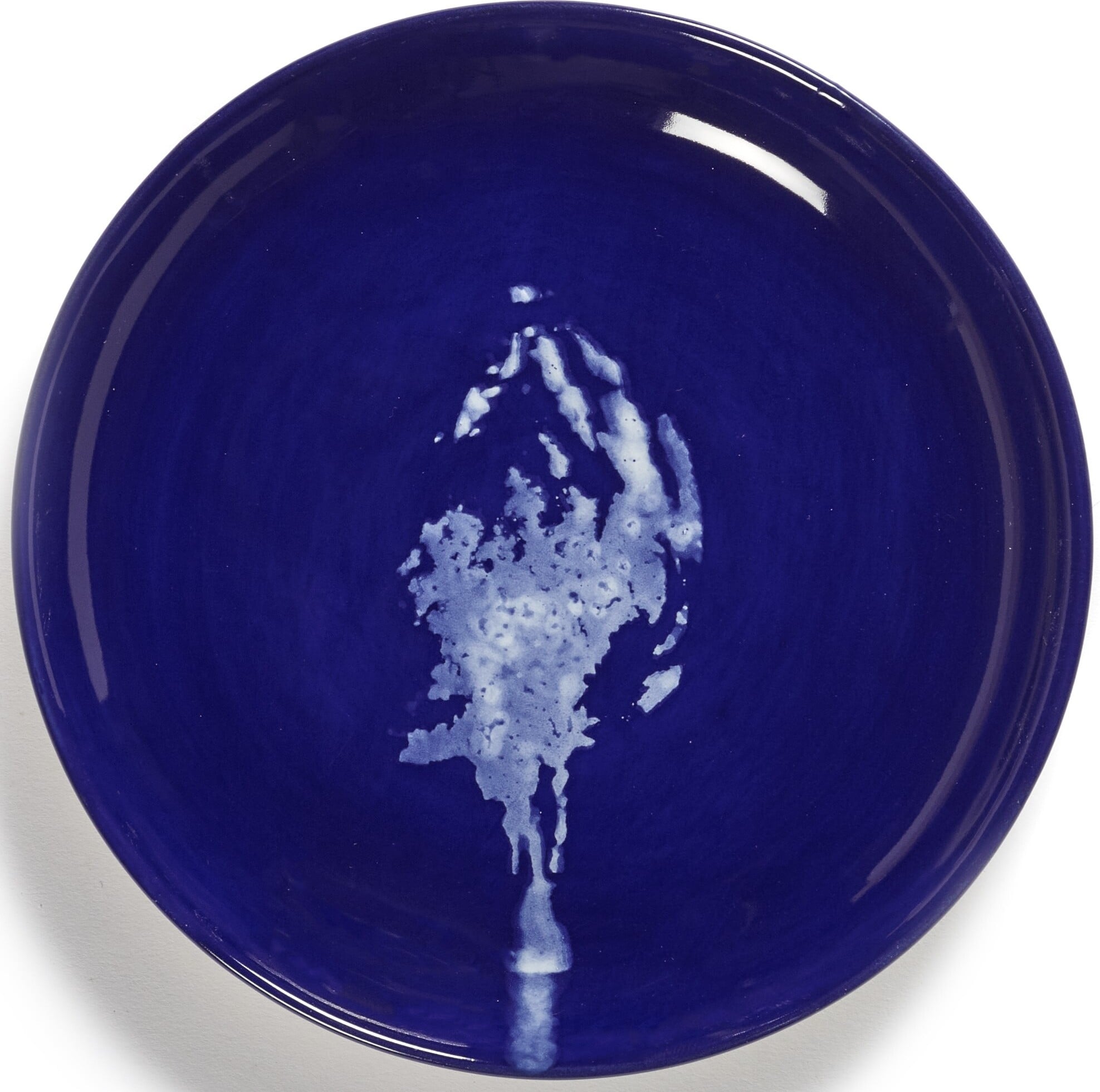 Talerze deserowe Feast Artichoke 16 cm ciemnoniebiesko-białe 4 szt.