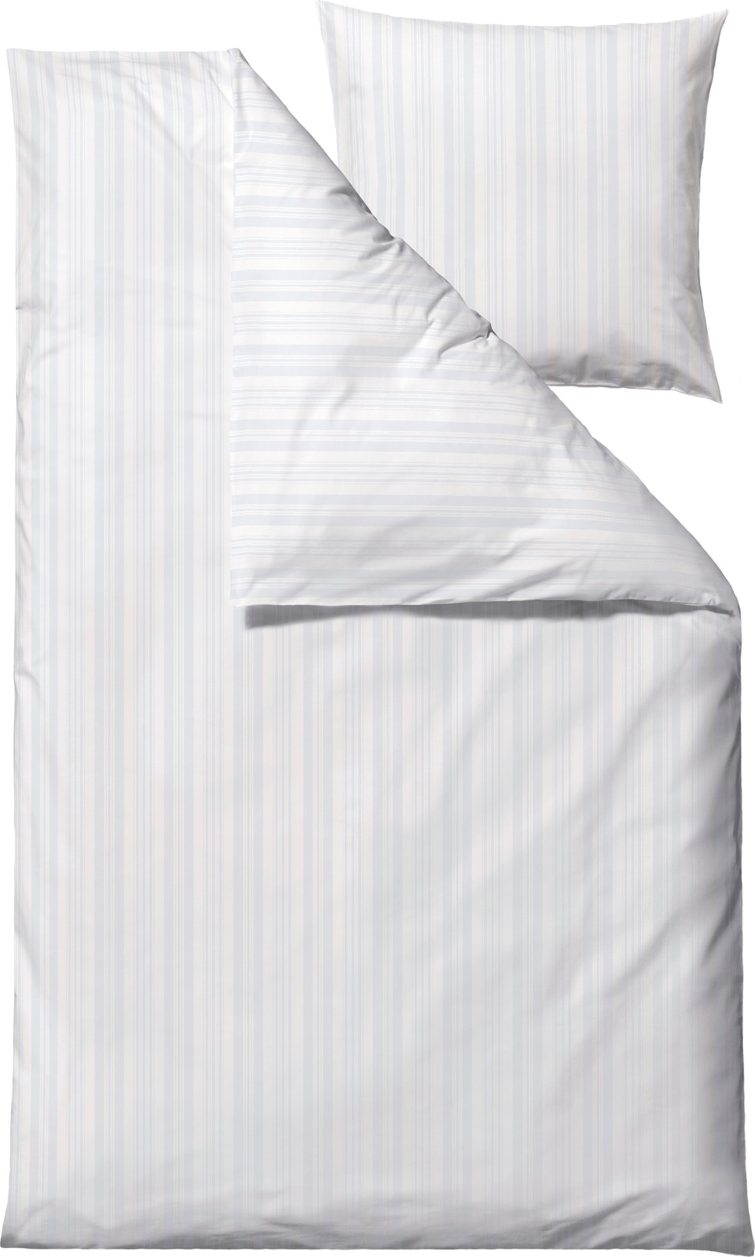 Pościel Noble 140 x 200 cm biała z poszewką na poduszkę 60 x 63 cm