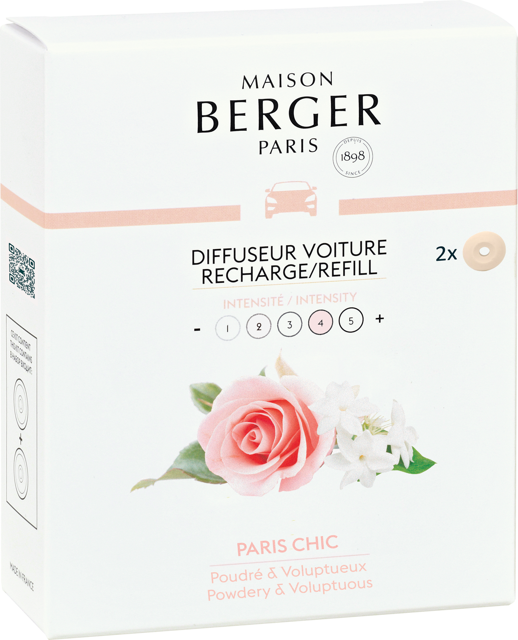 Zapach do dyfuzora samochodowego Paris Chic