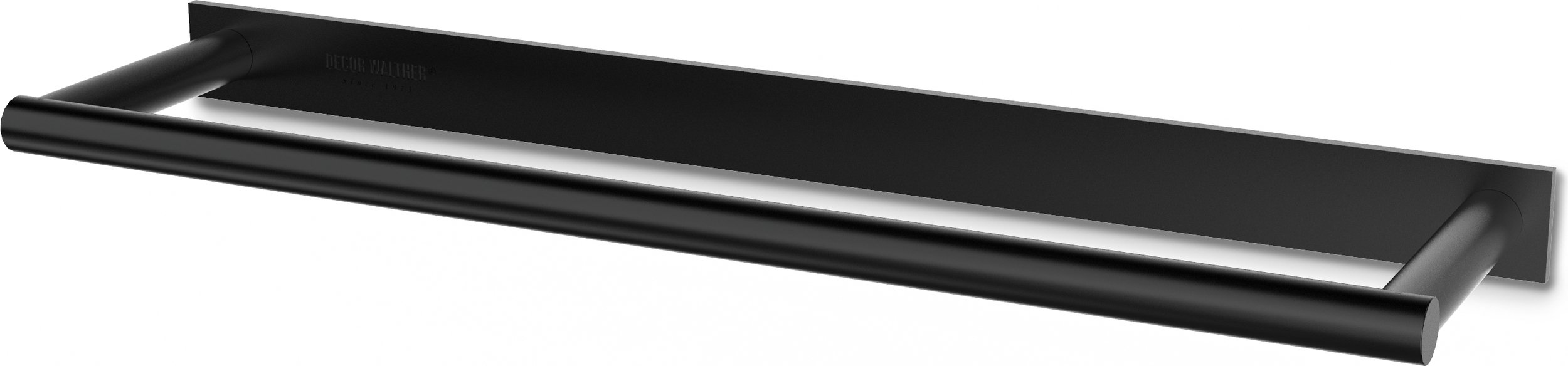 Wieszak reling na ręczniki Mikado Frame 31 cm czarny mat