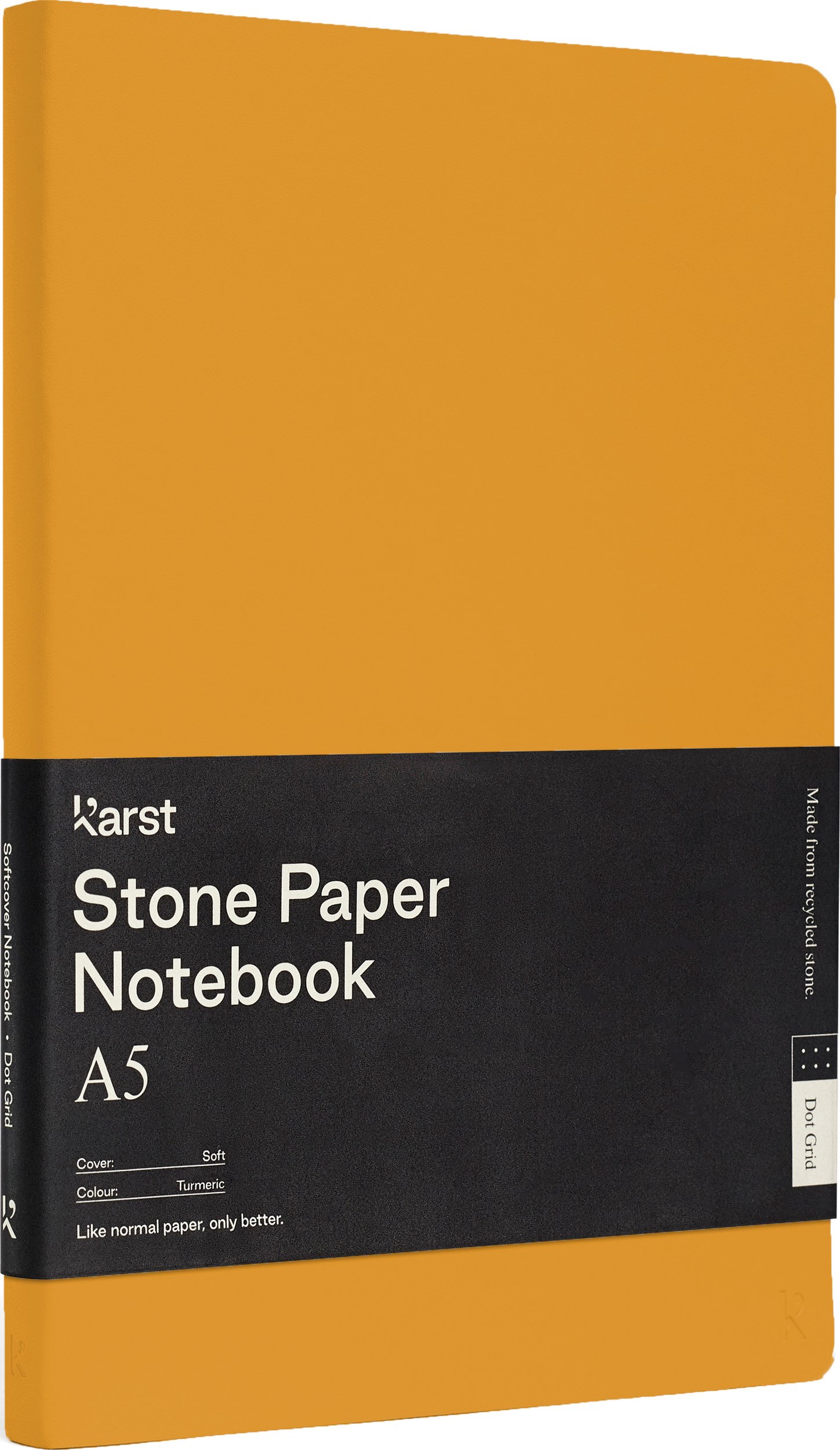 Notes w linię Karst A5 144 strony żółty miękka oprawa