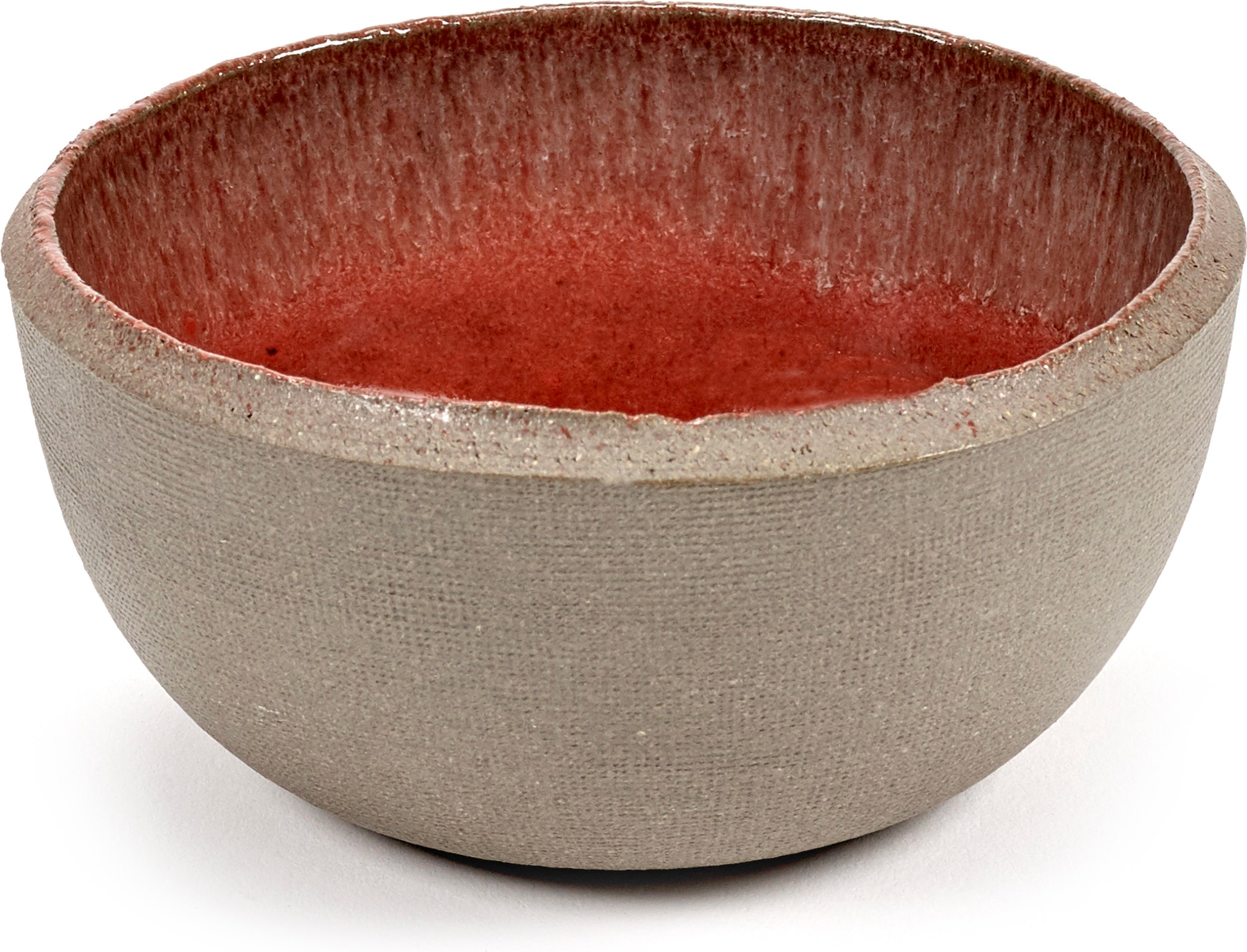 Miska FCK 200 ml brązowo-czerwona