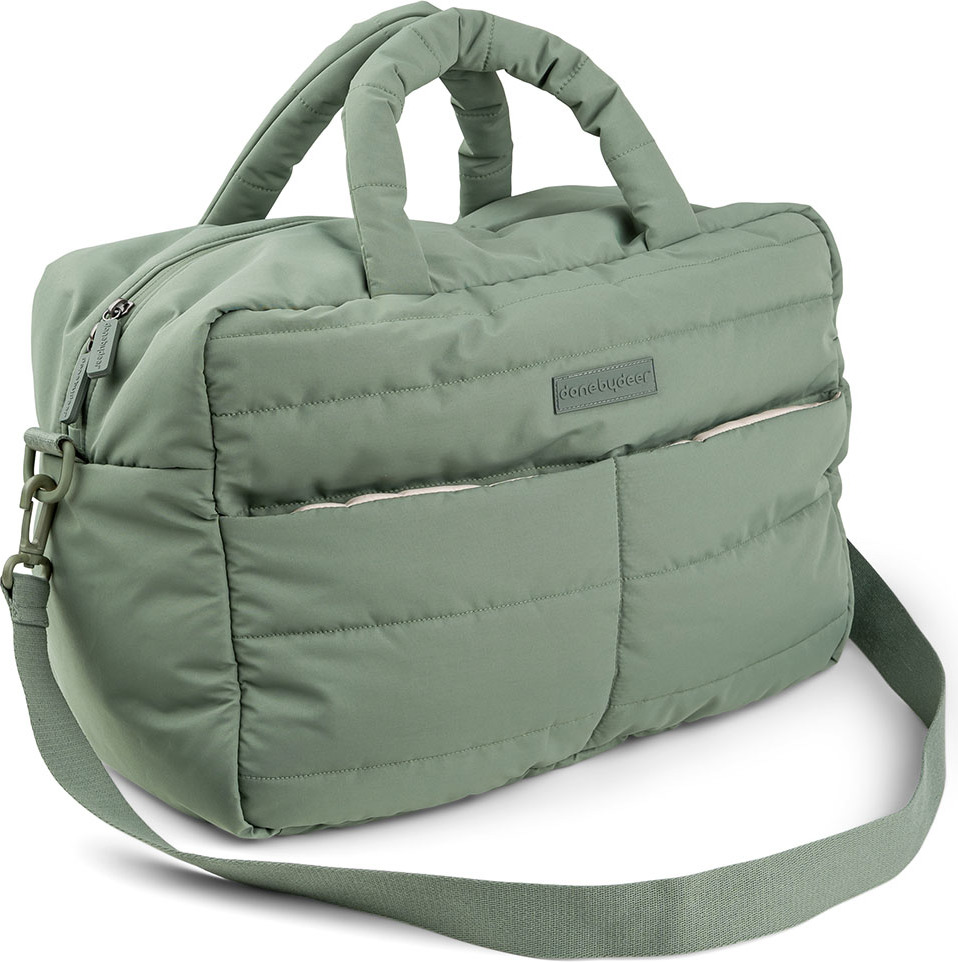 Torba do wózka Done by Deer zielona z przewijakiem