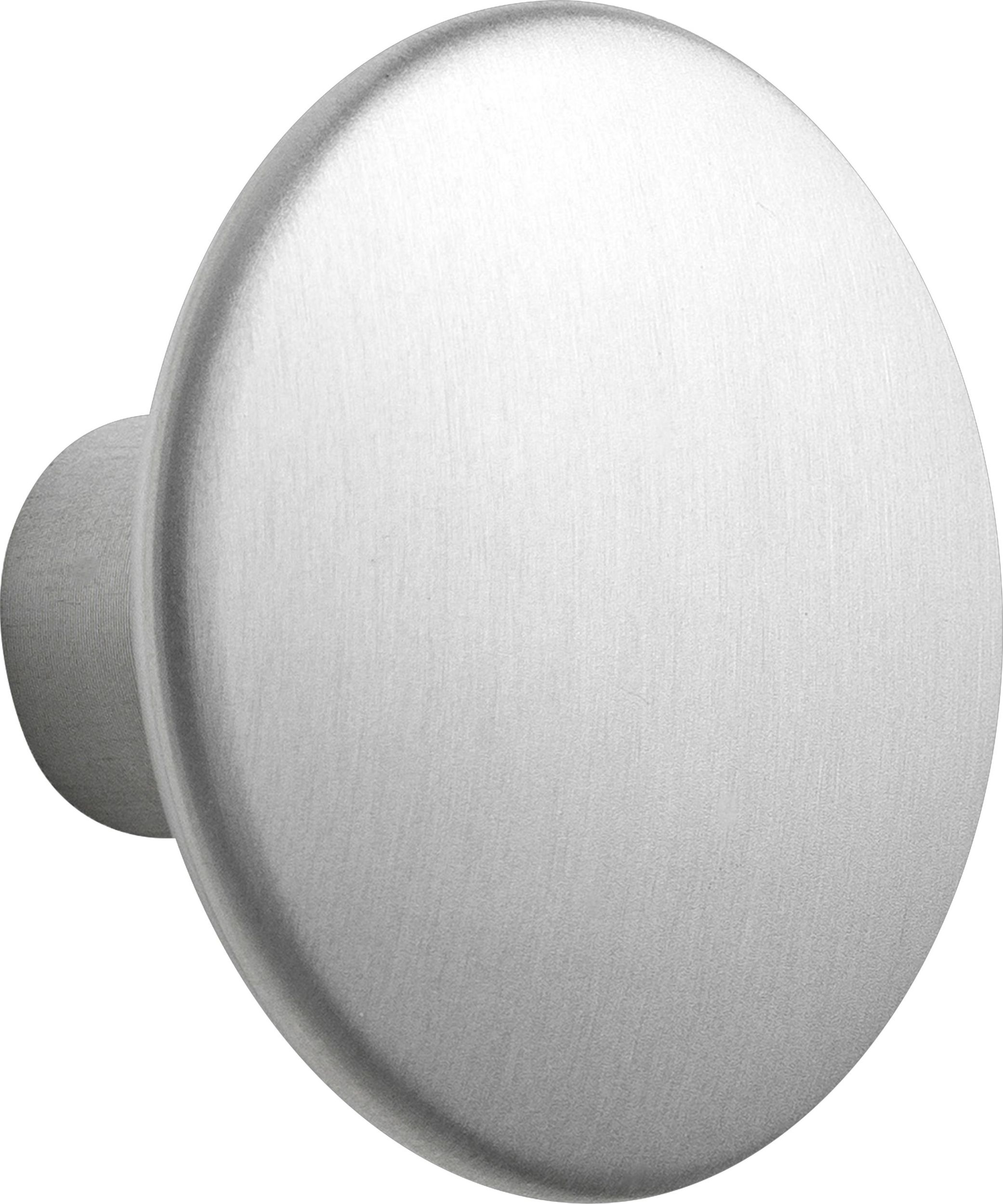Haczyk ścienny Dots Metal 3,9 cm aluminium