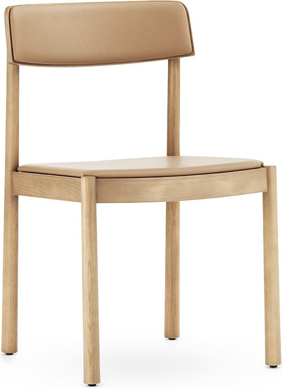 Krzesło Timb naturalne tapicerowane