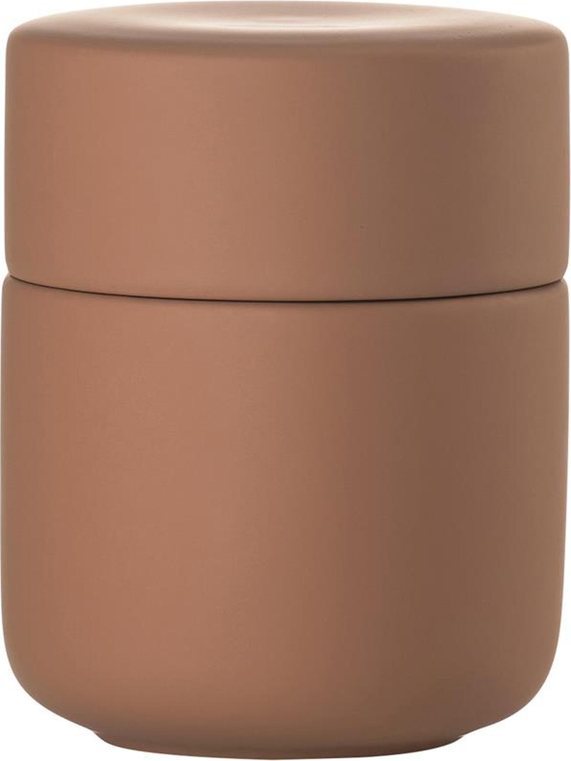 Pojemnik na patyczki i płatki kosmetyczne Ume terakota