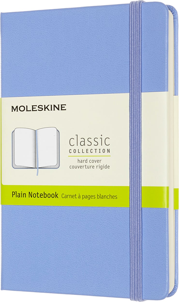 Notes gładki Moleskine P błękitny twarda oprawa