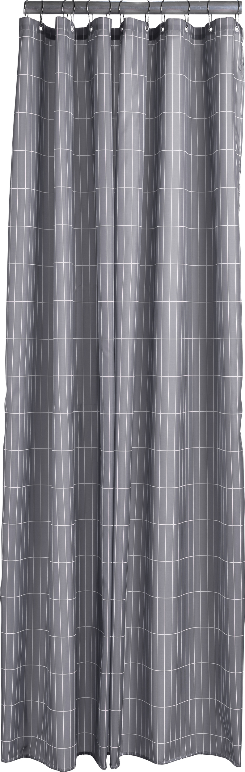 Zasłona prysznicowa Tiles stalowa szarość