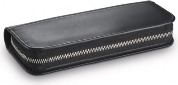 Etui na 2 pióra lub długopisy Lamy czarne na suwak