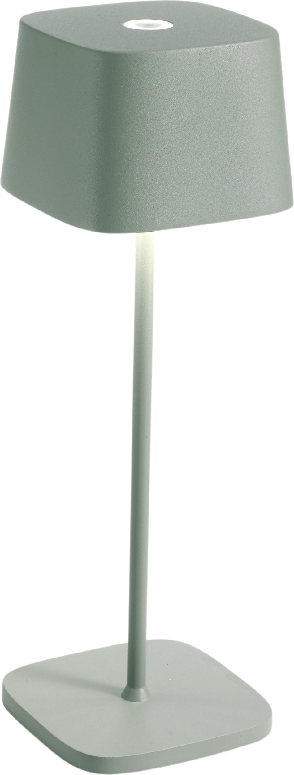 Lampa bezprzewodowa Ofelia Pro 29 cm szałwiowa zieleń z regulacją temperatury barwowej światła