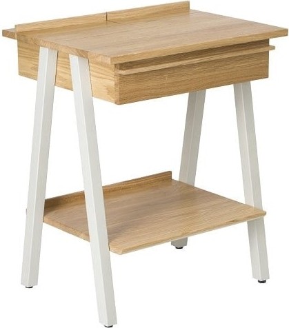 Szafka nocna Troost z szarymi nogami