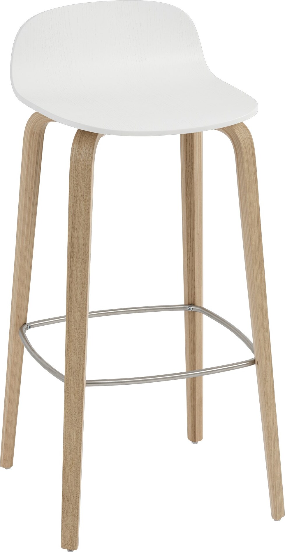 Stołek barowy Visu 75 cm biały