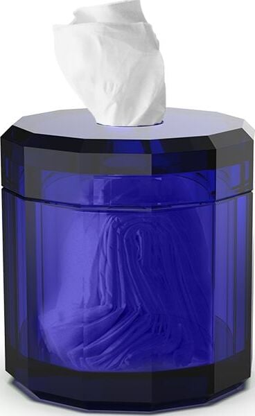 Pojemnik na chusteczki Kristall ciemnoniebieski