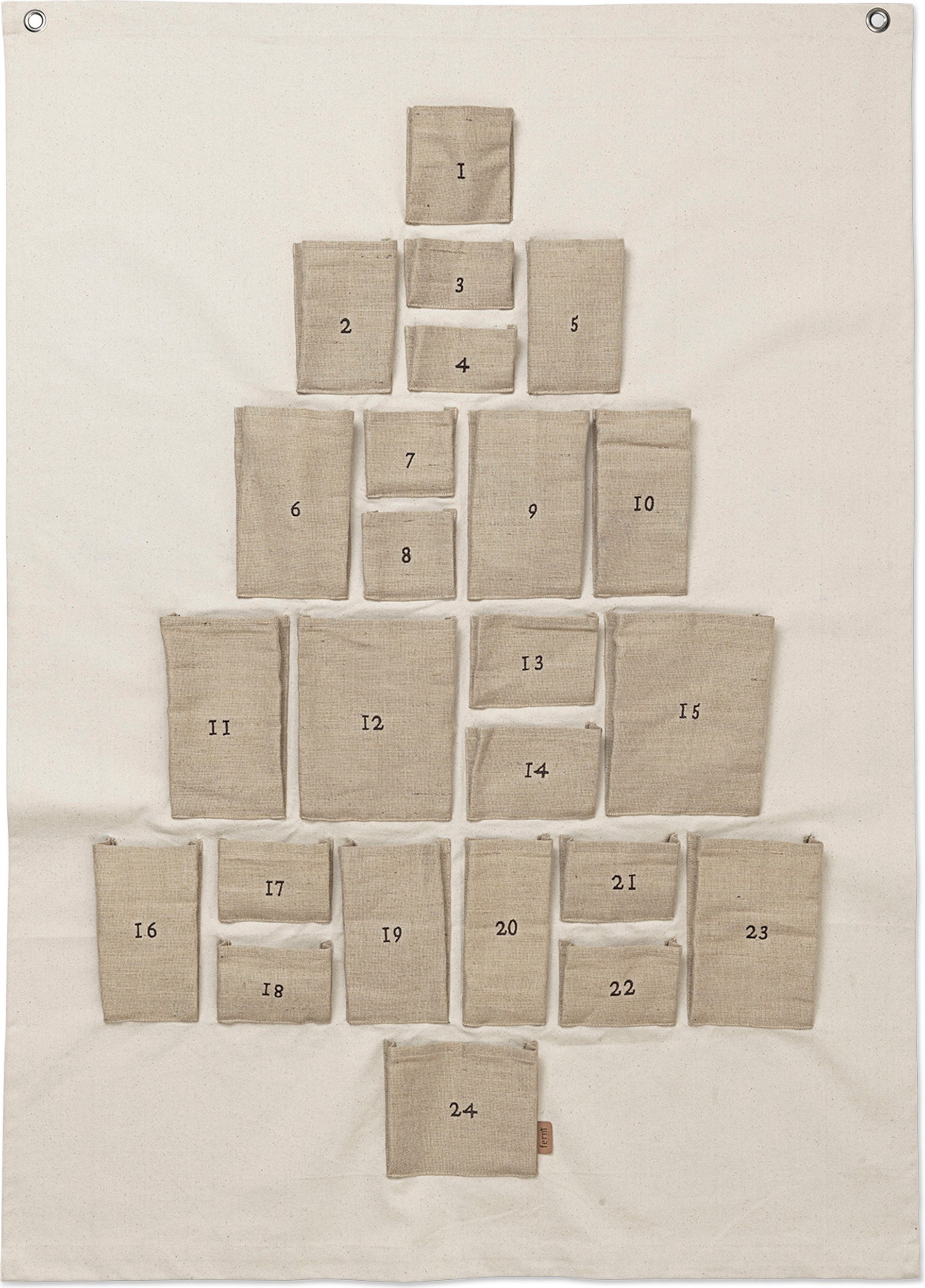 Kalendarz adwentowy Pine 90 x 125 cm